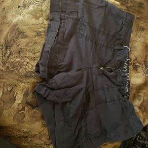 Black fade shorts